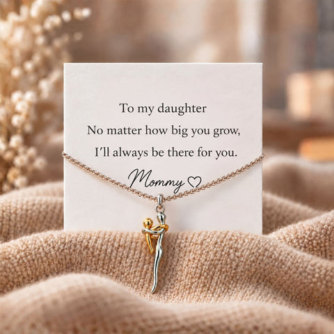 Mother & Daughter Hug Necklace